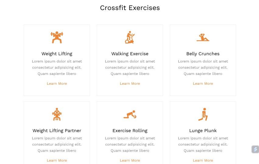 Fitness website services