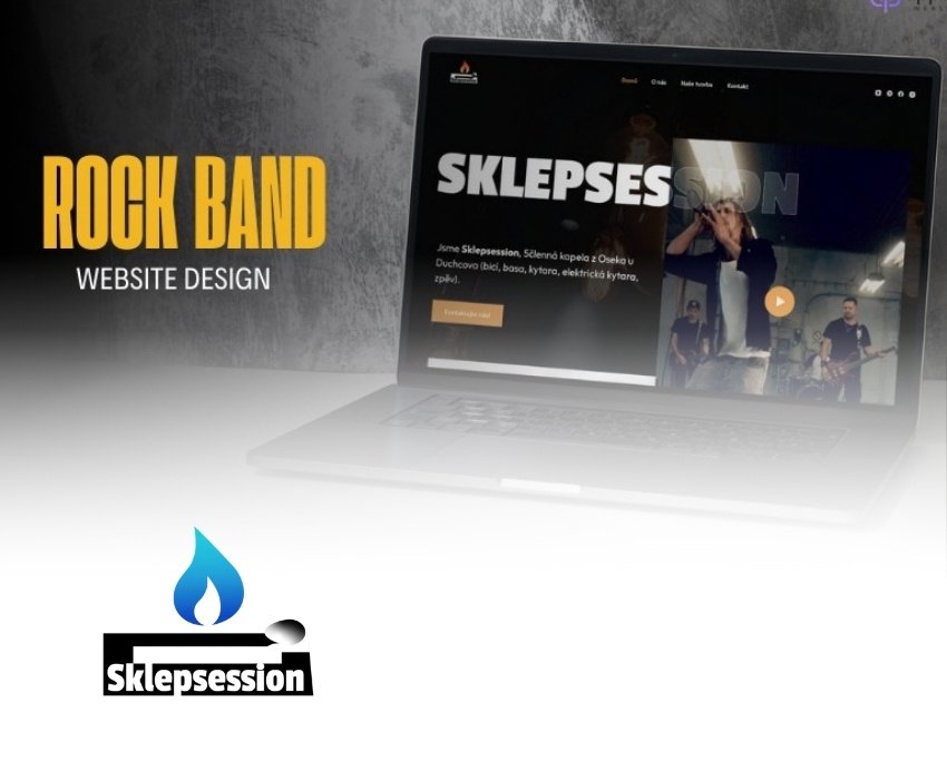 Rock Band website design