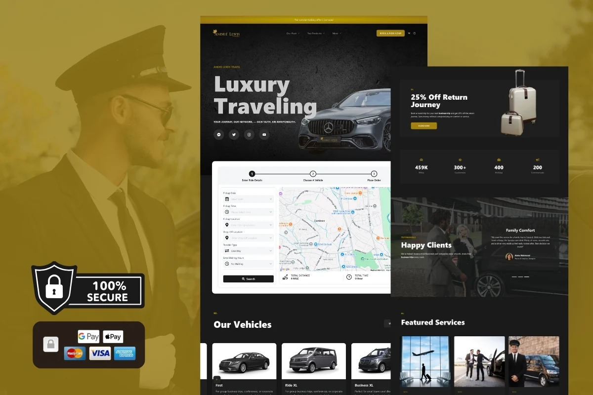 Chauffeur Booking Website