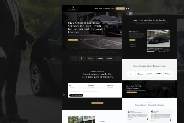 Strata Executive Travel: Chauffeur Booking System