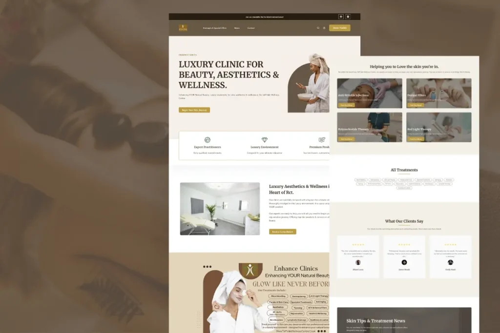 How We Built a Luxury Aesthetics Website for a Welsh Clinic