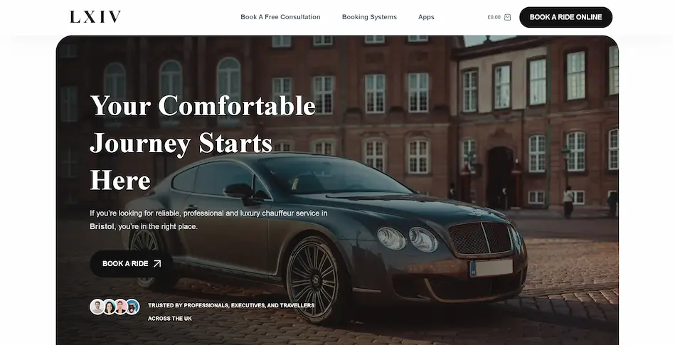 Chauffeur Firms Website