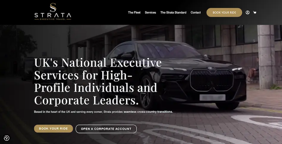 Cardiff Chauffeur Website Screenshot